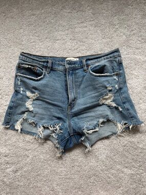Abercrombie Distressed Denim Shorts